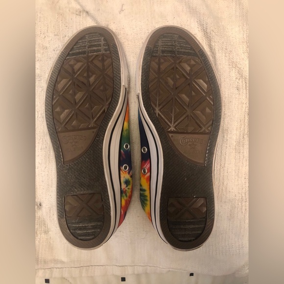 Converse All Stars Colorful Tie Dye low sneakers unisex size W 8 or M 6 - Picture 7 of 11